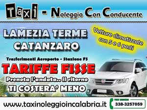 TAXI LAMEZIA TERME - CATANZARO